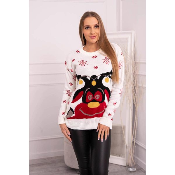 Kesi Maglione Natalizio Da Donna Flofar Ecru Universal-image
