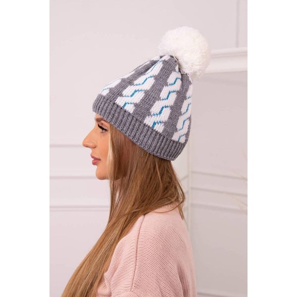 Kesi Berretto Da Donna Rozalia Bianco-Grigio Universale-image