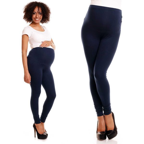 Peekaboo Leggings Premaman Donna Vattu Navy S/M-image