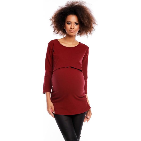 Peekaboo Maglione Maternità Donna Cheen Bordeaux Xxl-image