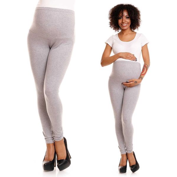 Peekaboo Leggings Premaman Donna Vattu Grigio Chiaro S/M-image