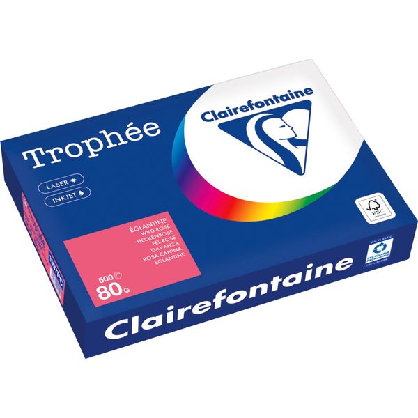 Clairefontaine Kopierpapier 1997PC A4 80G Heckenrose 500Bl-image
