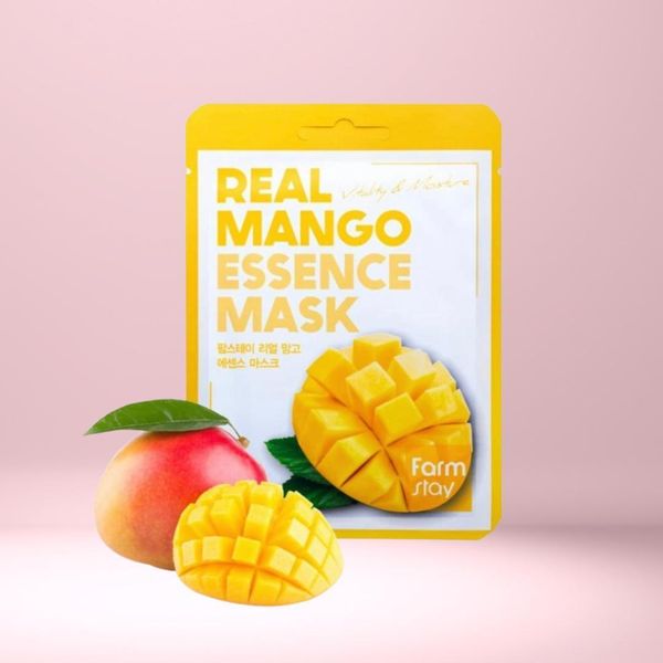 Farm Stay - Real Mango Essence Mask - Maschera In Fogli Idratante E Illuminante Al Mango - 1 Pz-image