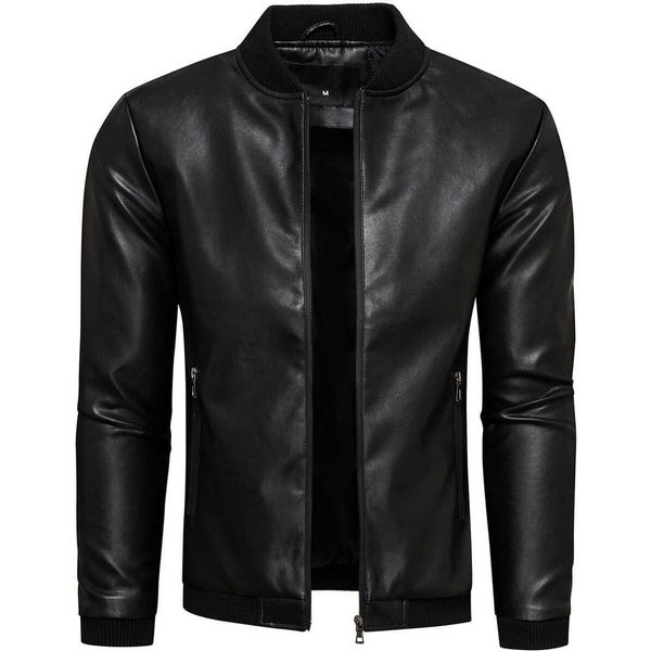 Recea Giacca Di Pelle Da Uomo Wihoneh Nero Xl-image