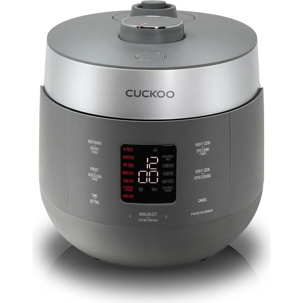 Cuckoo CRP-ST1009F Cuckoo Reiskocher 1.80L CRP-ST1009F Twin Pressure Grau-image