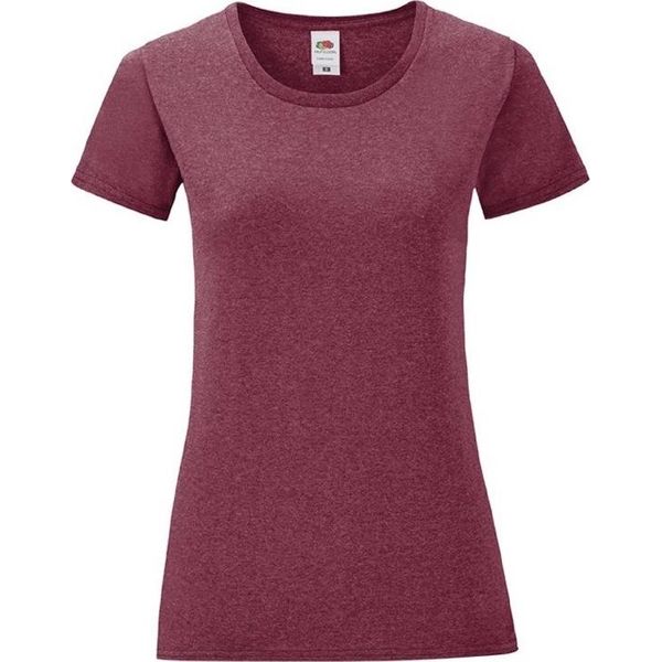 Fruties Maglietta Donna A Maniche Corte Hedon Bordeaux Xxl-image