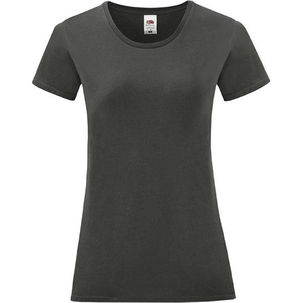 Fruties T-Shirt Donna A Maniche Corte Hedon Light Graphite Xs-image