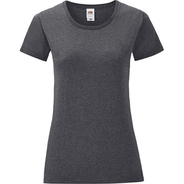 Fruties Maglietta A Maniche Corte Da Donna Hedon Grigio Erica Scuro Xxl-image