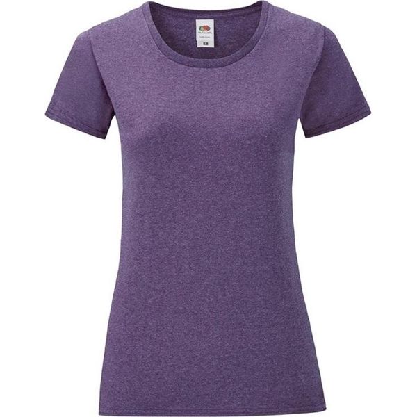 Fruties Maglietta Donna A Maniche Corte Hedon Heather Purple Xxl-image