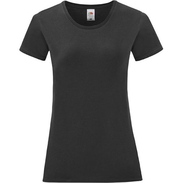Fruties Maglietta Donna A Maniche Corte Hedon Nero Xxl-image
