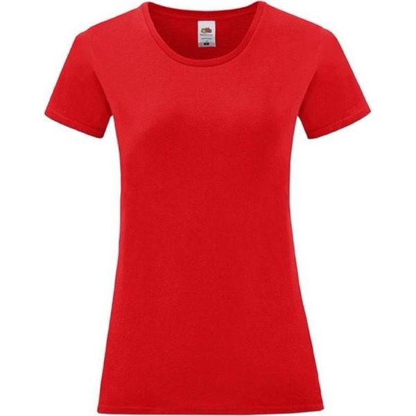 Fruties Maglietta Donna A Maniche Corte Hedon Rosso Xxl-image