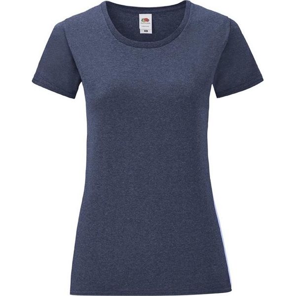 Fruties Maglietta A Maniche Corte Da Donna Hedon Vintage Heather Navy Xl-image