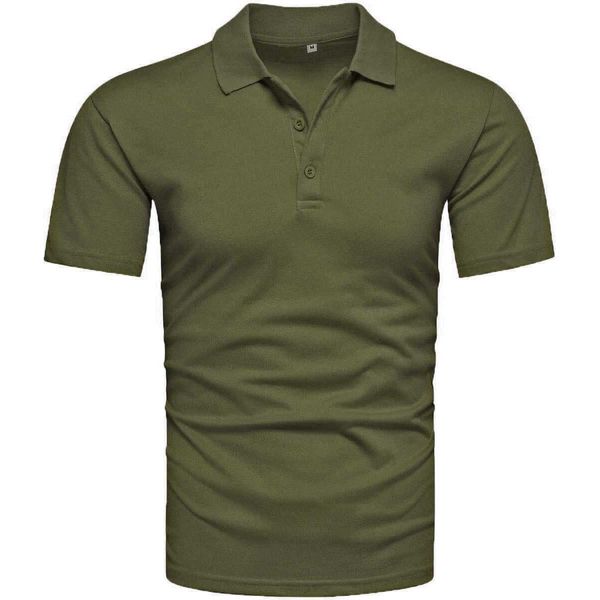 Recea T-Shirt Da Uomo Con Colletto Gnoth Khaki Xxl-image