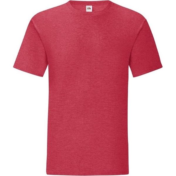 Fruties Maglietta A Maniche Corte Da Uomo Buja Vintage Heather Red S-image