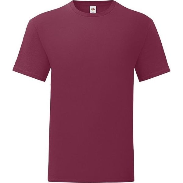 Fruties T-Shirt Uomo A Maniche Corte Buja Rosso Scuro L-image
