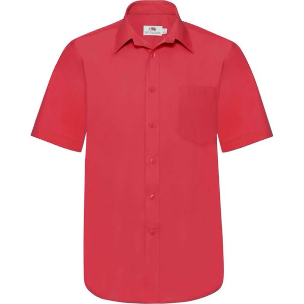 Fruties Camicia Da Uomo A Maniche Corte Mexhit Rosso M-image