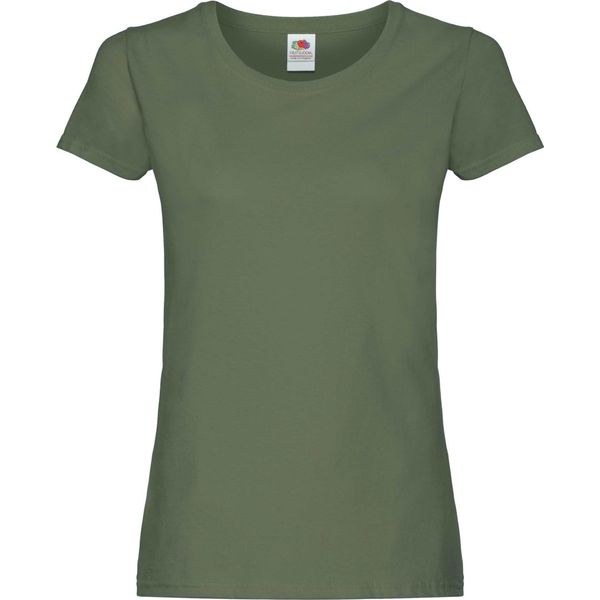 Fruties Maglietta Donna Manica Corta Erzen Oliva Xs-image