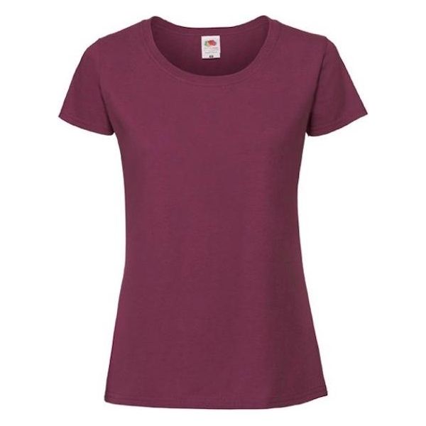 Fruties T-Shirt Donna A Maniche Corte Gjator Bordeaux Xs-image