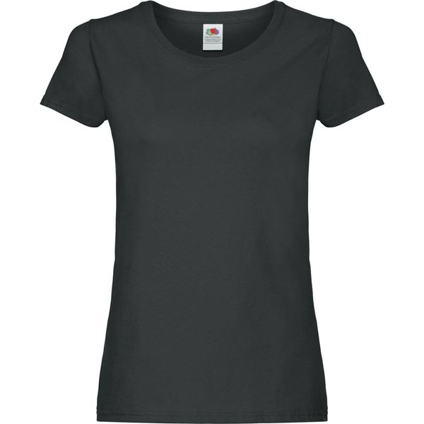 Fruties T-Shirt Donna A Maniche Corte Erzen Nero Xs-image