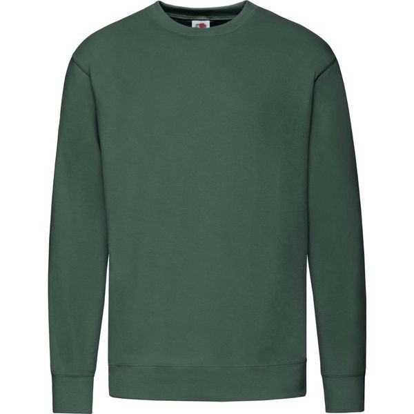 Fruties Felpa Da Uomo Con Cappuccio Senza Chiusura Beshir Verde Scuro Xxl-image