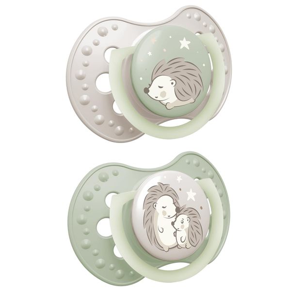 Lovi Succhietto In Silicone Dinamico Night&Day Riccio 6-18 M 2 Pz. 22/930-image