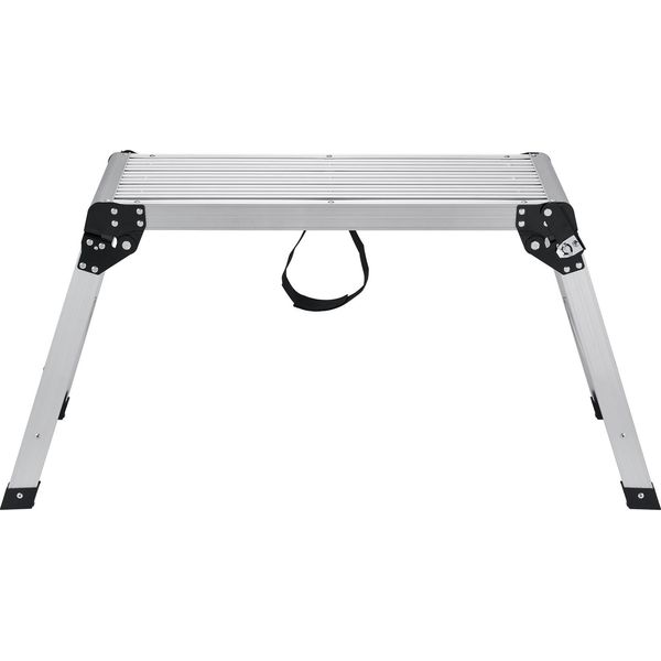 Succebuy Piattaforma Di Lavoro Pieghevole, Portata 150 Kg, Scala Per Cartongesso In Alluminio, Robusto Banco Da Lavoro Con Piedini Antiscivolo, Ideale Per Pulire, Dipingere, Decorare-image