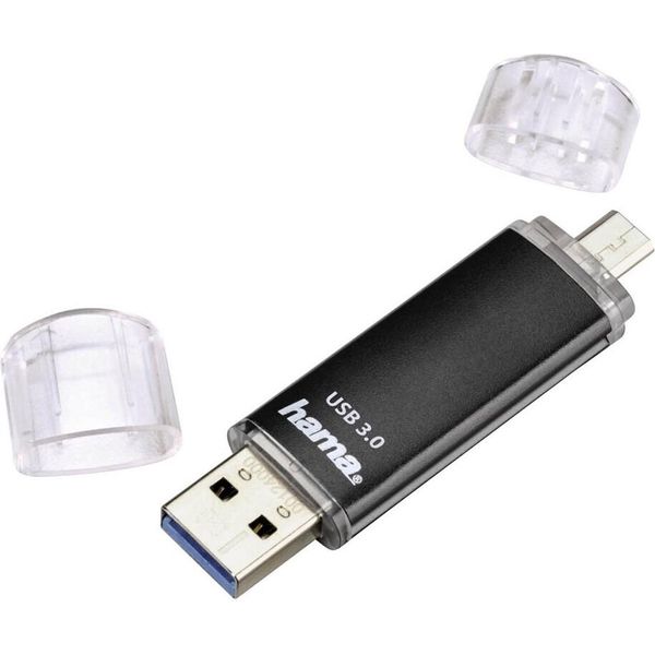Hama Chiavetta Di Memoria Usb 3.0 Otg Flashpen "Laeta Twin"", 64 Gb"-image