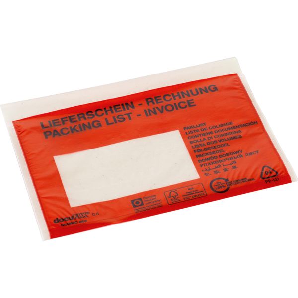 Docufix® Classic 2FVDO335212PCR 1.000 Tasche Per Bolle Di Consegna Docufix® Classic Eco Din Lungo-image