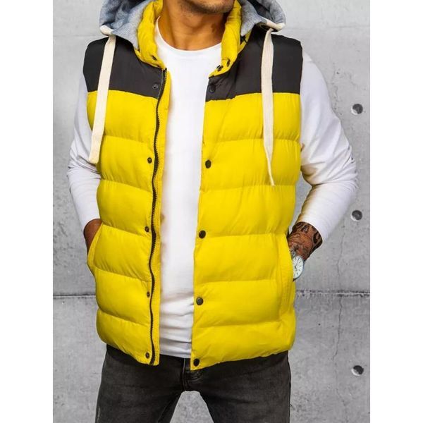 Dstreet Gilet Da Uomo Sirre Giallo Xxl-image