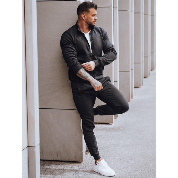 Dstreet Tuta Da Ginnastica Da Uomo Vortilydd Nero L-image