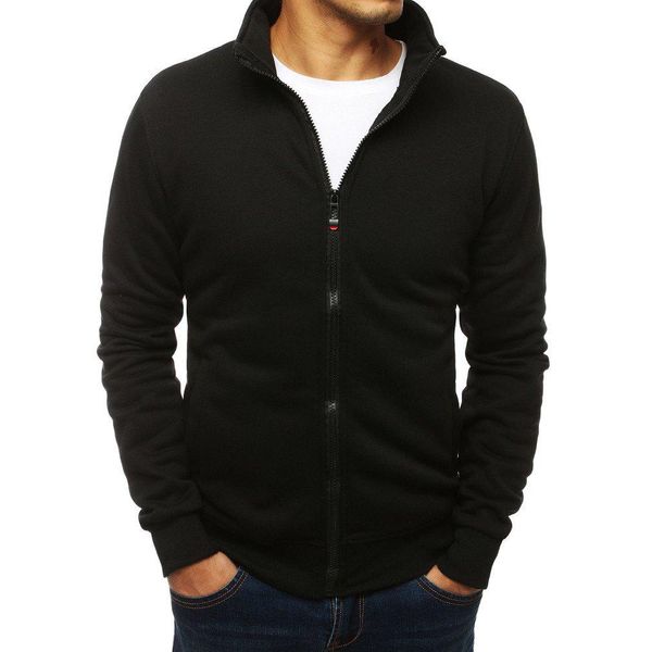 Dstreet Felpa Con Cappuccio Con Zip Da Uomo Nderbardh Nero Xxl-image