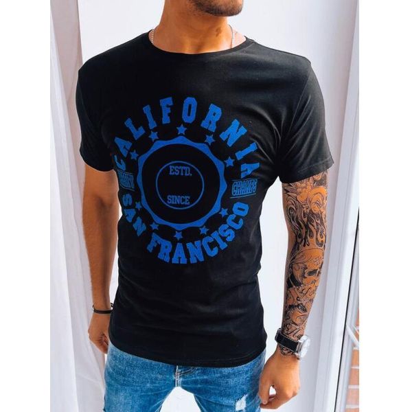 Dstreet T-Shirt Tujit A Maniche Corte Uomo Nero M-image