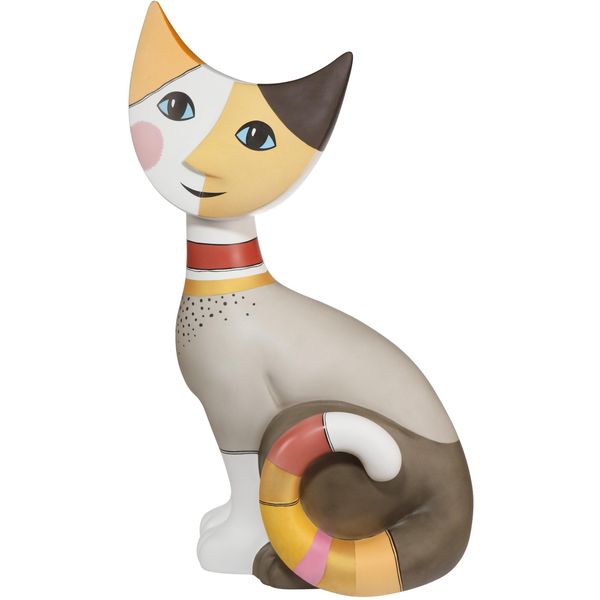 Sammelfigur Goebel "Rosina Wachtmeister Katzenwelt", Bunt, B:19Cm H:50Cm, Biskuitporzellan, Dekofiguren, Rosina Wachtmeister - Katze Alisia-image