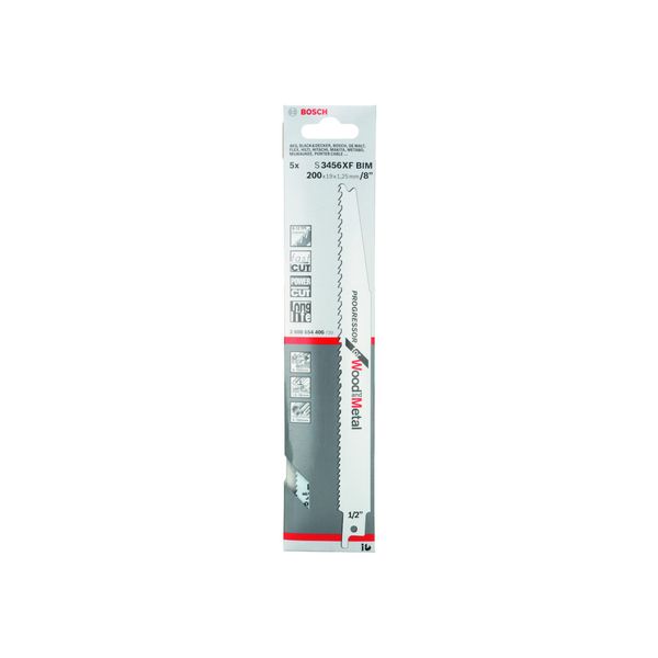 Bosch SäBelsäGeblatt S 3456 Xf, Progressor For Wood And Metal (2608654406)-image