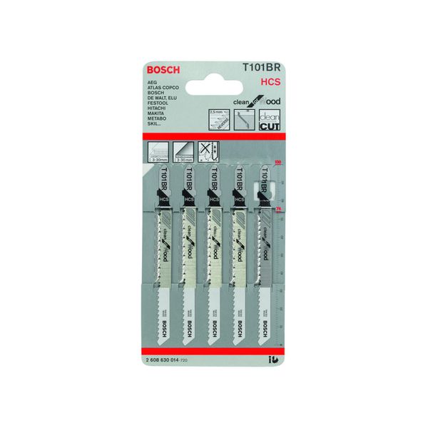 Bosch StichsäGeblatt T 101 Br, Clean For Wood (2608630014)-image