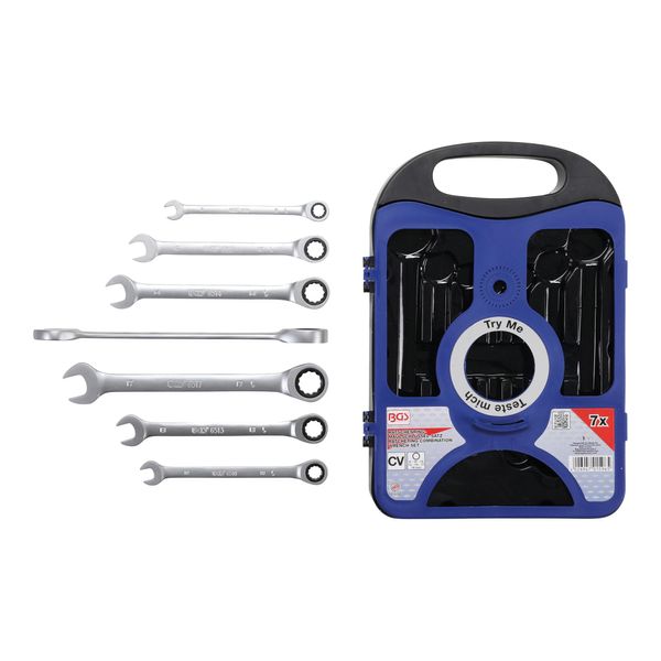 Bgs Ratschenring-MaulschlüSsel-Satz Sw 8 - 19 Mm 7 Teilig ; Bgs Technic (1596)-image