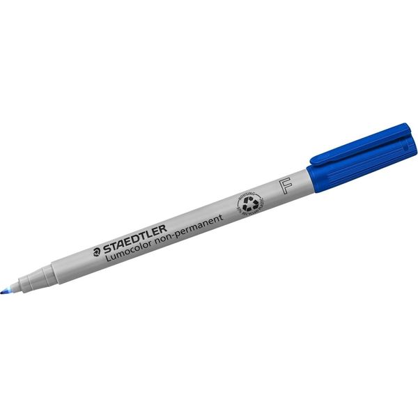 Staedtler 316-3 10X Penne Lumocolor Blu 0,6 Mm Non Permanente-image