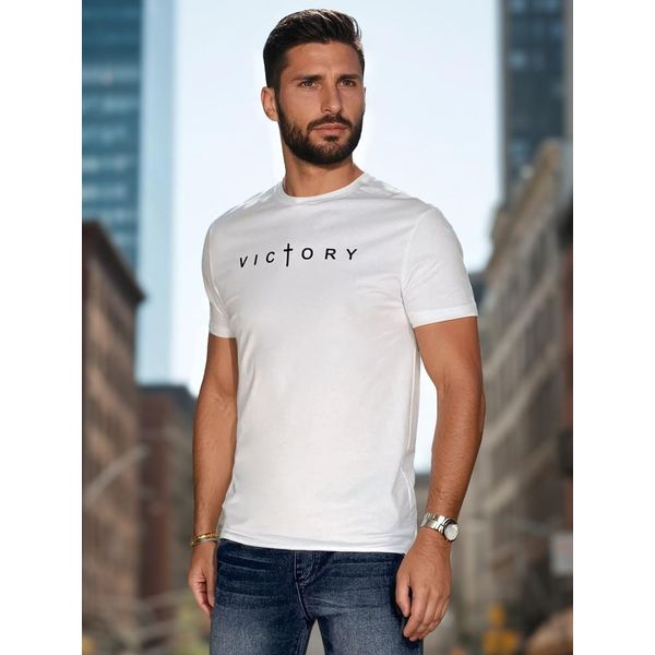 Dstreet T-Shirt A Maniche Corte Da Uomo Falaniko Bianco M-image
