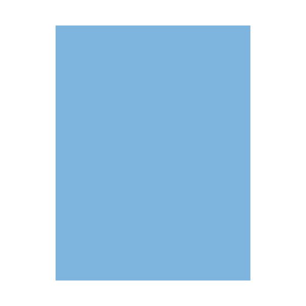 Folia 67/25 30 Folia Tonpapier, (B)500 X (H)700 Mm, 130 G/Qm, Himmelblau-image
