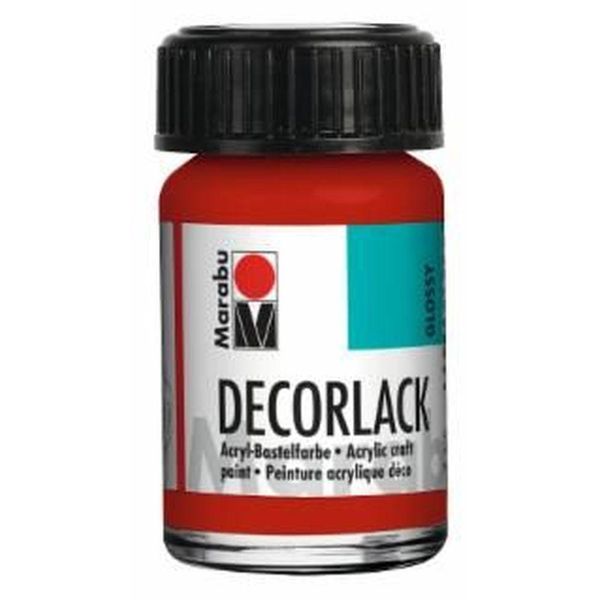 Marabu 1130 39 031 Decorlack Acrilico Rosso Ciliegia 15 Ml-image