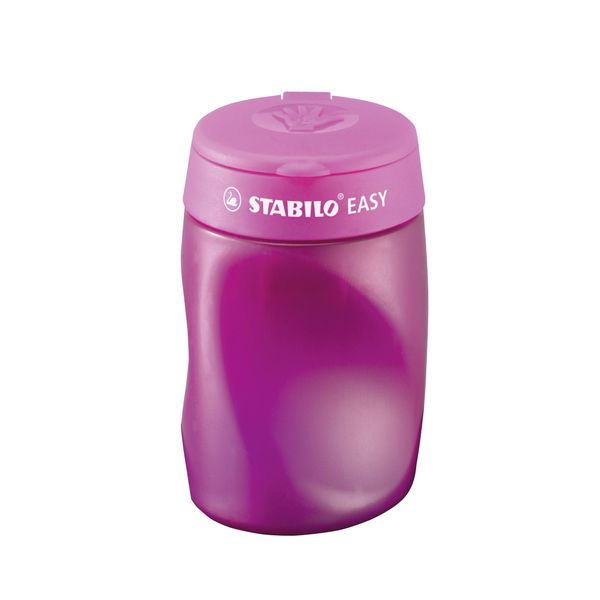 Stabilo® 4501/1 Affilatore Ergonomico A 3 Vie Per Barattoli - Easysharpener, Rosa, L-image