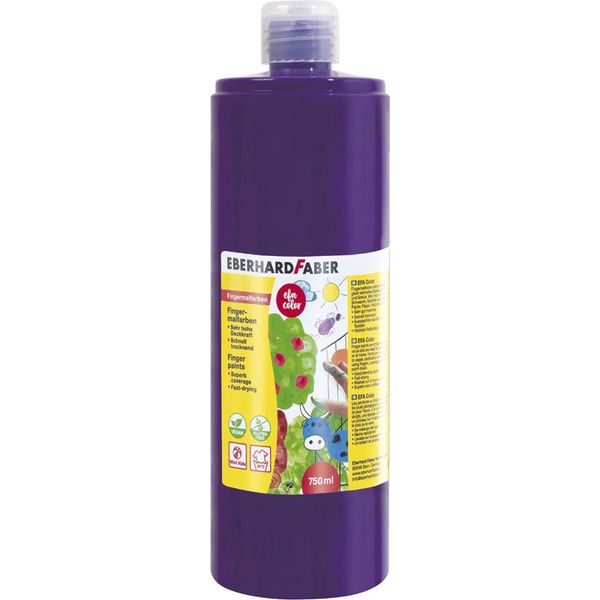 Eberhard Faber 578937 Eberhard Faber Fingerfarbe Efa Color, Purpurviolett, 750 Ml-image