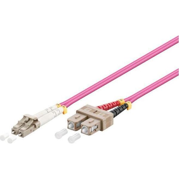 Cavo Patch Lwl Duplex OM4 (Multimodale, 50/125) Lc/Sc, 7,5 M, Good Connections® (LW-8075LS4)-image