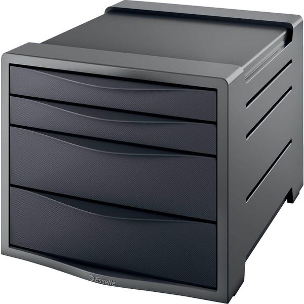 Cassettiera Esselte Vivida 4 Cassetti Nero-image