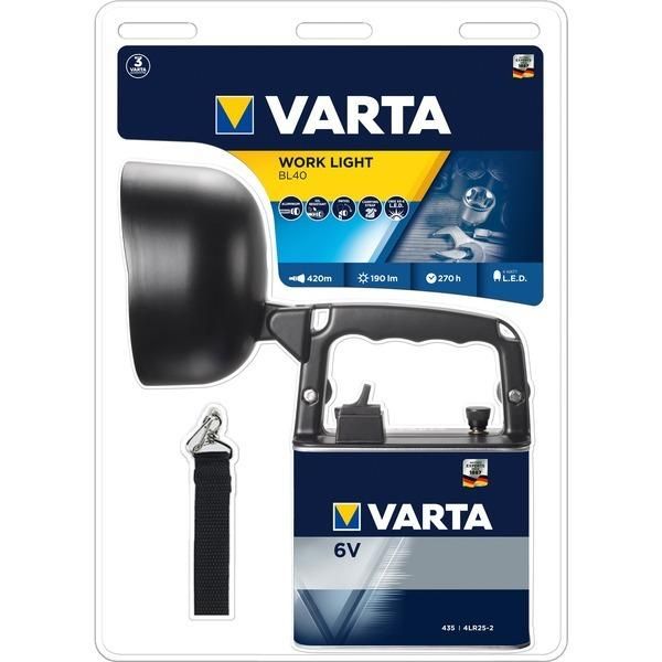 Varta 18660101421 Varta Taschenlampe Work Light BL40 4LR25-2-image