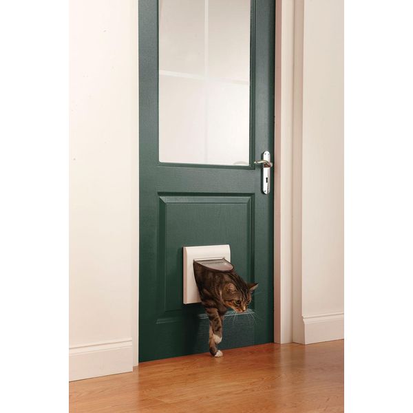 Petsafe Gattaiola Manuale A 4 Vie Con Tunnel Classic 917 Bianco-image