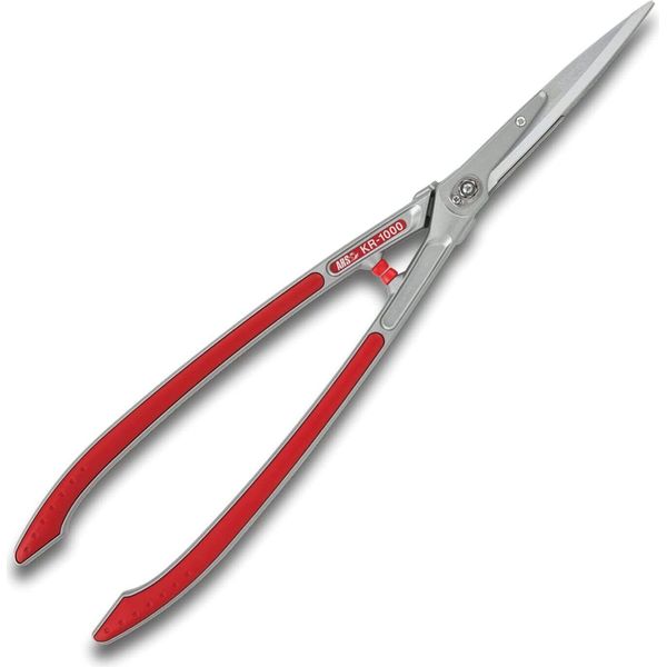 Ars Cesoie Per Siepi KR-1000 Rosso, Manici Curvi Da 65 Cm, 780 G, Lunghezza Lama 18 Cm | Buxus | Siepe | Cesoie Per Viti | Per Tagliare Arbusti E Siepi-image