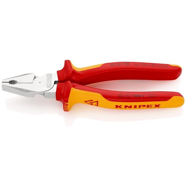 Pinze Combinate Knipex, Cromate, Isolate Con Bicolore - 02 06 180 Sb-image