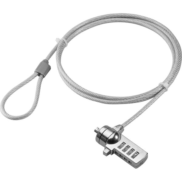 Goobay 93038 Serratura Di Sicurezza Per Notebook E Pc - Serratura A Combinazione A 4 Cifre-image