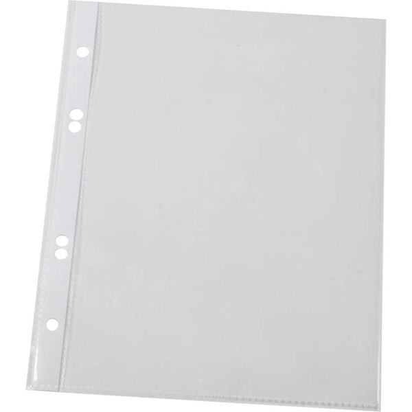 Q-Connect® KF15571 Copertina Per Volantini - A5, 100 Mym, Trasparente, 10 Pezzi-image